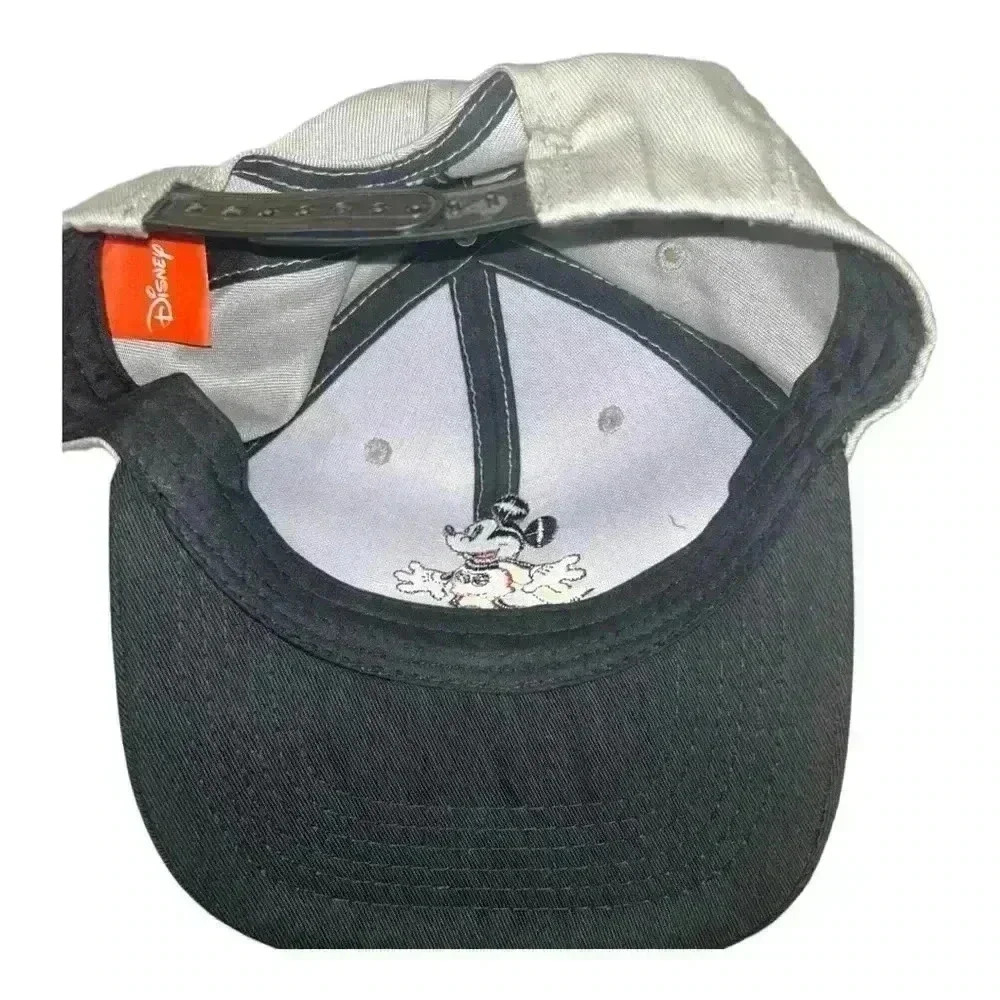 NET Embroidered Mickey Mouse Ball Cap Hat, Snapback, Disney gray Black - Picture 6 of 8